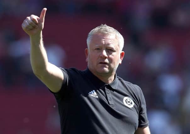 Chris Wilder has made a promise to Sheffield United: Simon Bellis/Sportimage