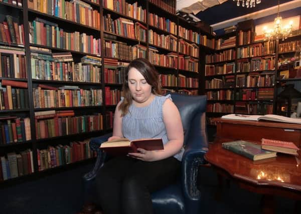 Barristers Book Chambers opens in a new larger shop where Laura Roberts checks out a few titles, Retford, United Kingdom, 25th May 2018. Photo by Glenn Ashley.