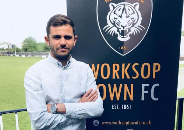 Newly appointed Worksop Town boss Craig Denton