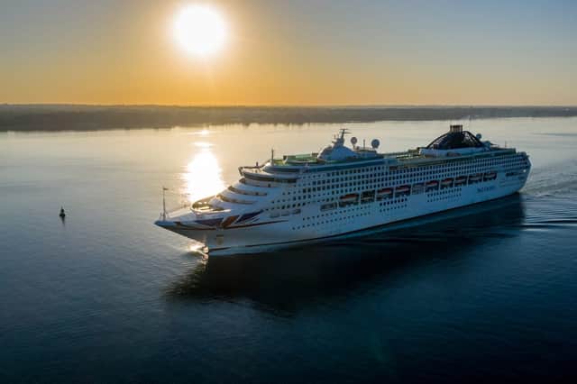 P&O Cruise's 'Oceana' ship arrives into Southampton (Photo: Shutterstock)
