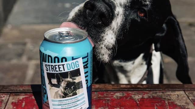 All cans of the beer will feature adoption adverts from dogs looking for a loving home (Photo: BrewDog)